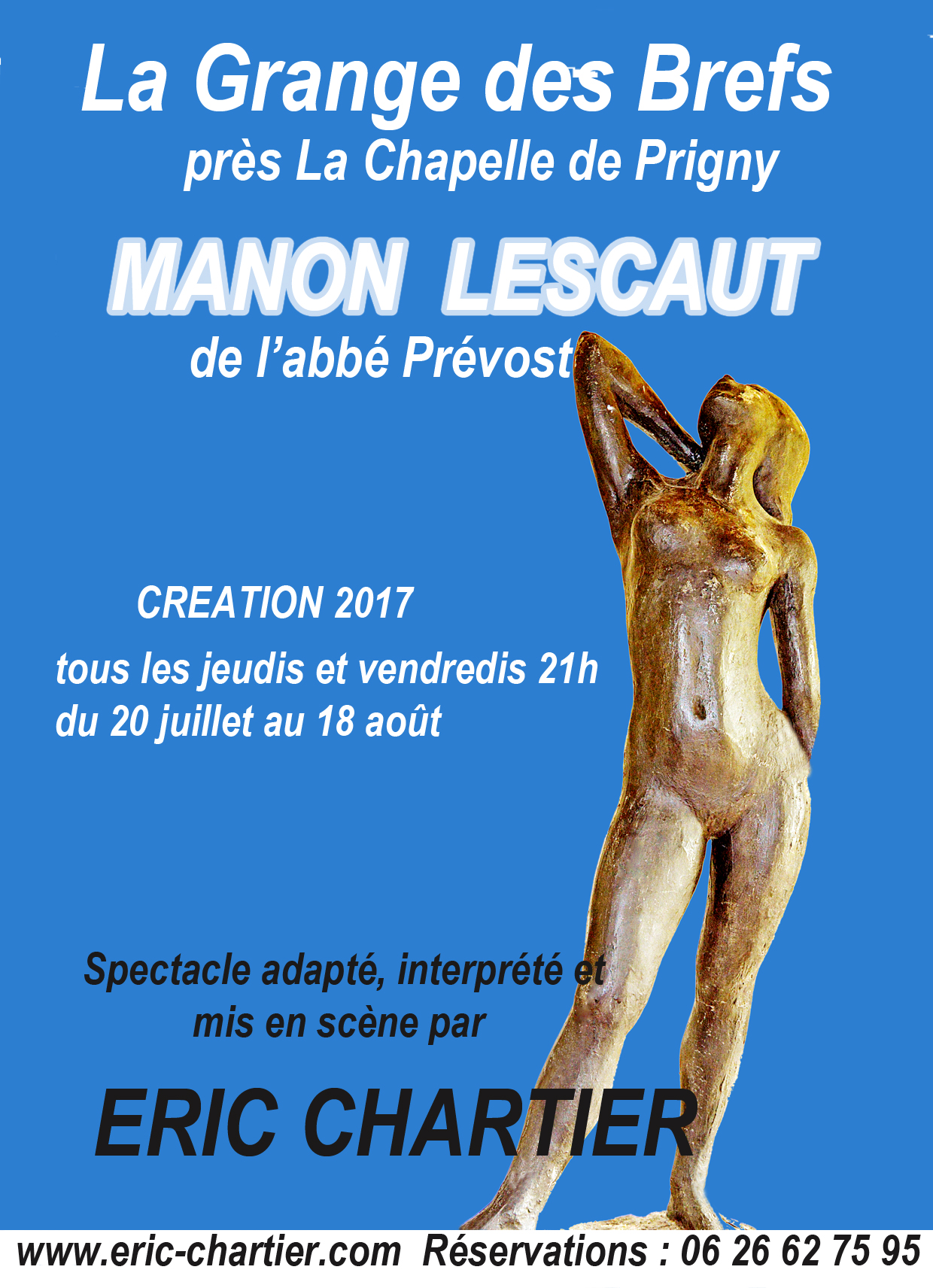 Eric Chartier | Abbé Prévost : « Manon Lescaut